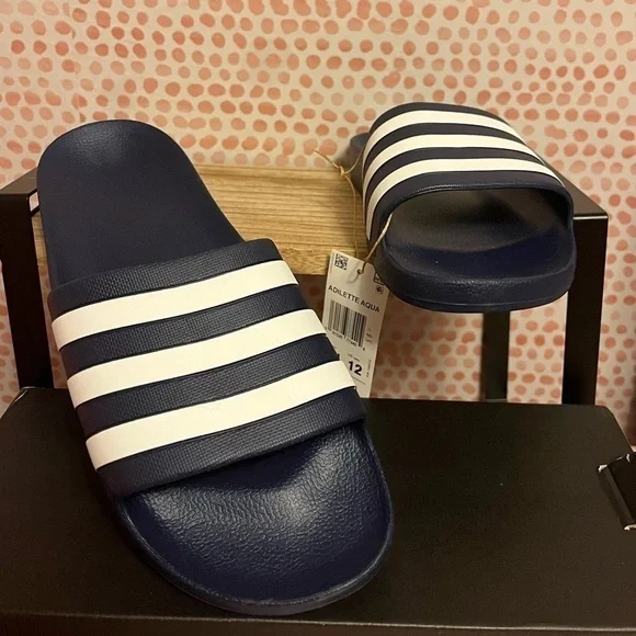 Adidas Adilette Aqua Slide Sandal - Picture 1 of 7